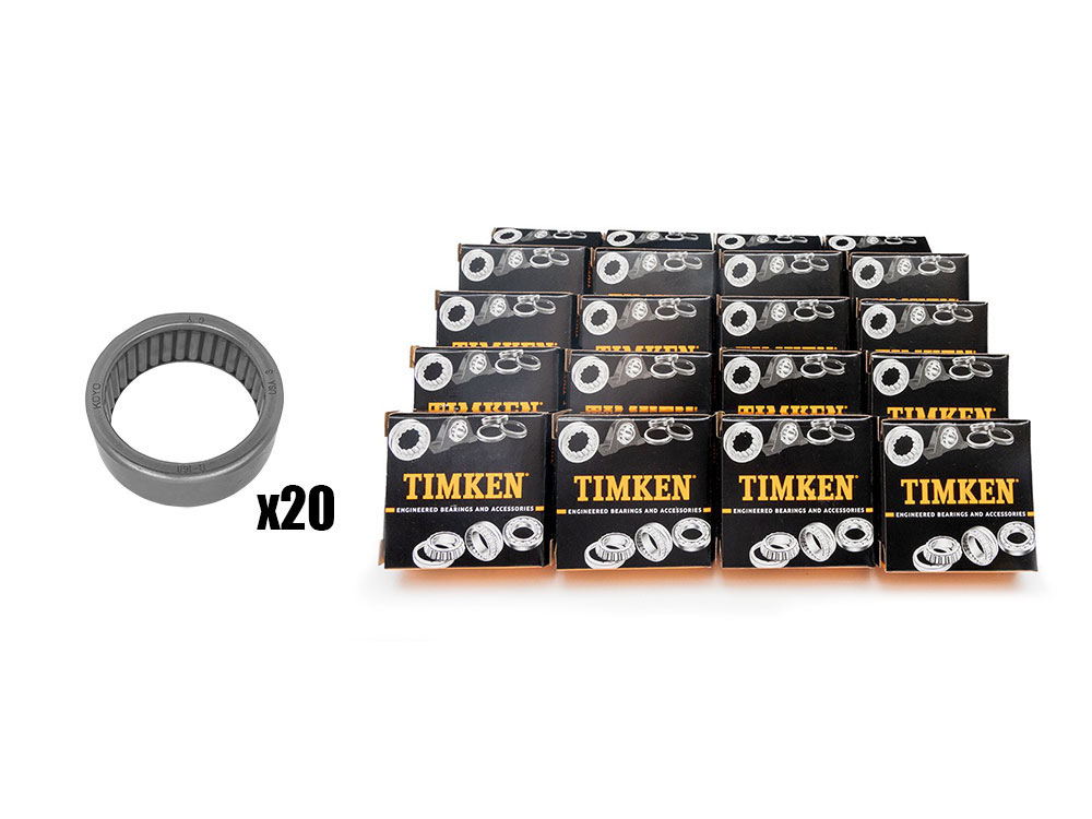 Feuling Workshop Pack of 20 Full Complement Inner Cam Bearings. Fits Milwaukee-Eight 2017up