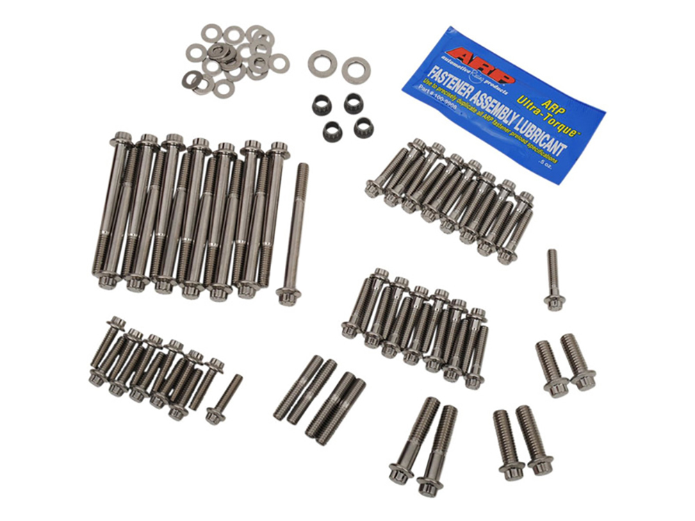 Feuling ARP 12 Point Engine Fastener Show Bike Kit. Fits Softail 2018up.