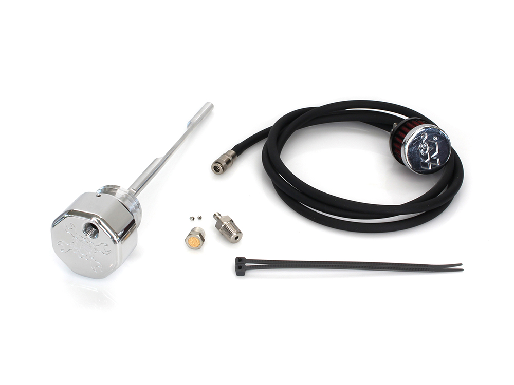 Feuling Vented Dipstick – Polished. Fits Touring 2017up.