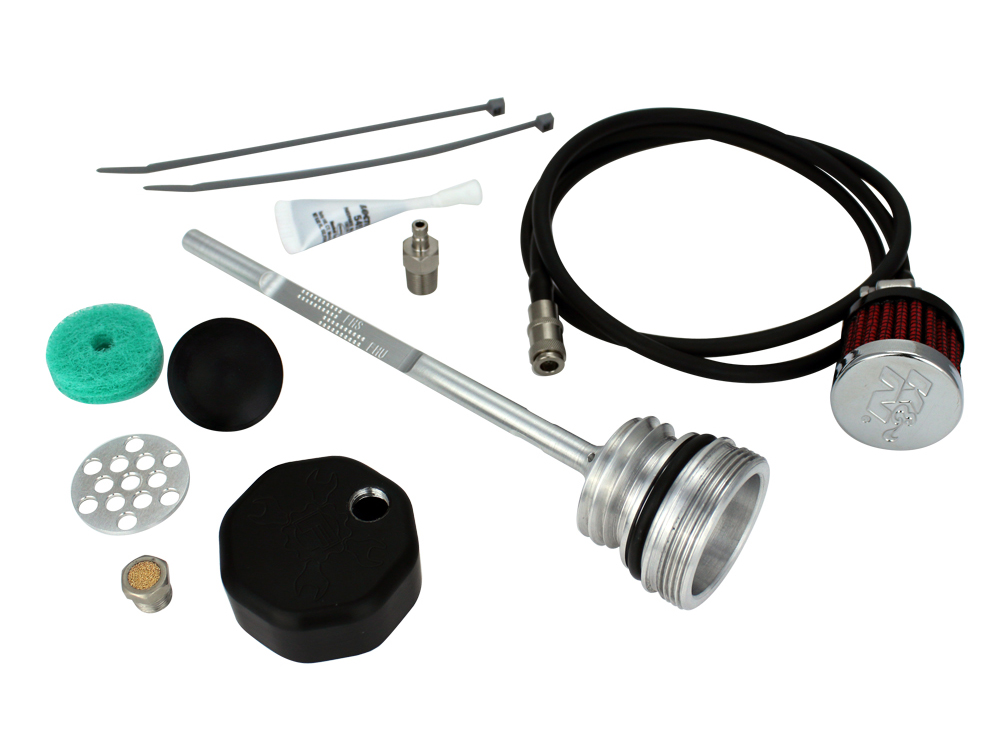 Feuling Vented Dipstick – Black. Fits Touring 2017up. 
