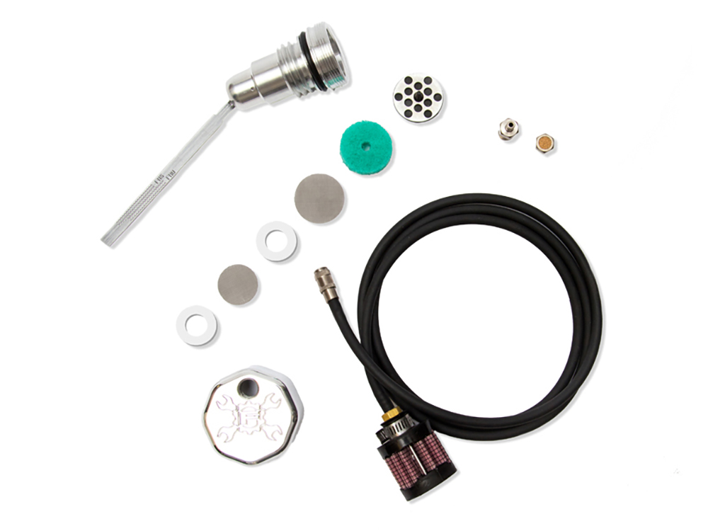 Feuling Vented Dipstick – Polished. Fits Dyna 2006-2017.