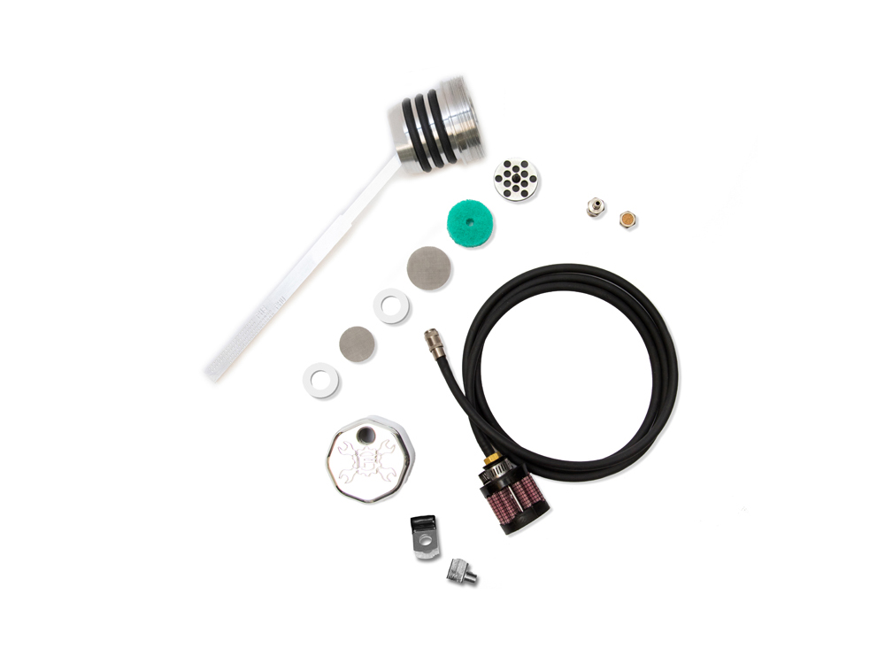 Feuling Vented Dipstick – Polished. Fits Dyna 1999-2005.