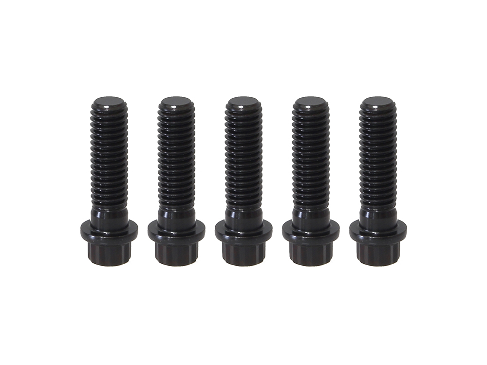 Feuling Rear Pulley Bolts – Black 12 Point ARP. 7/16in.-14 x 1.50in.