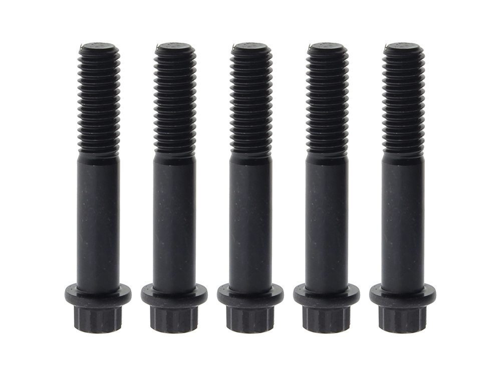 Feuling Rear Pulley Bolts – Black 12 Point ARP. 7/16in.-14 x 2.50in.