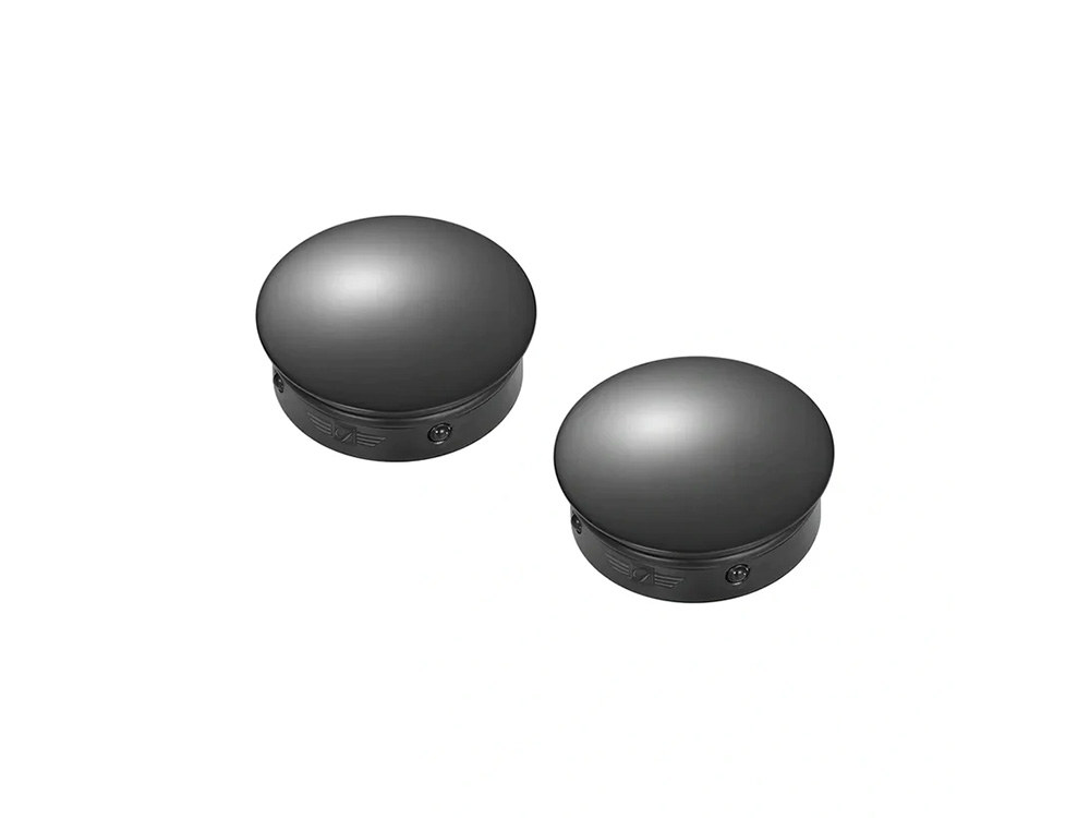 Figurati Designs Swingarm Pivot Bolt Covers – Black. Fits Touring 2011up