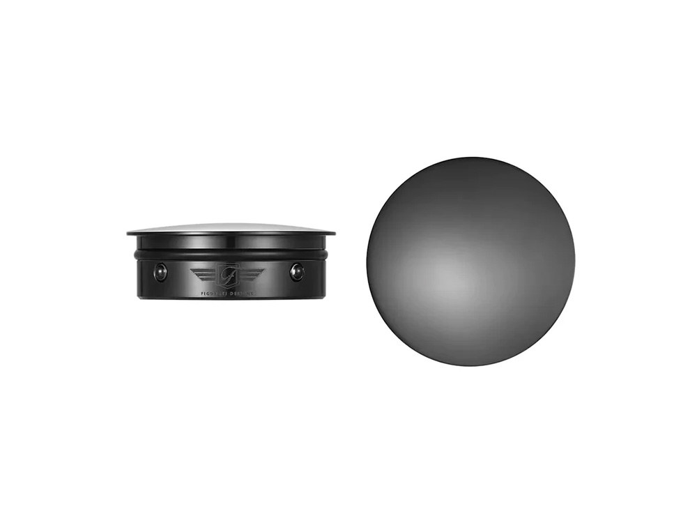 Figurati Designs Swingarm Pivot Bolt Covers – Black. Fits Touring 2011up