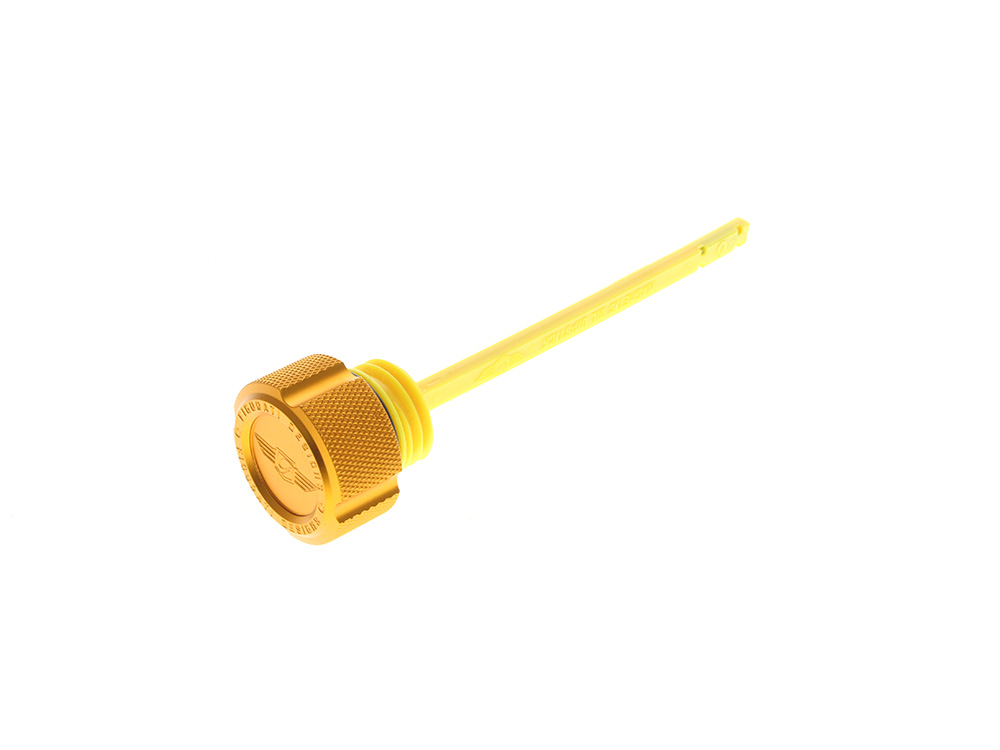 Figurati Designs Magnetic Engine Oil Dipstick – Gold. Fits Touring 2017up