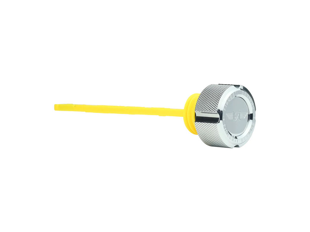 Figurati Designs Magnetic Engine Oil Dipstick – Silver. Fits Touring 2017up