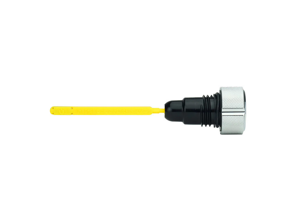 Figurati Designs Magnetic Engine Oil Dipstick – Silver. Fits Touring 2007-2016