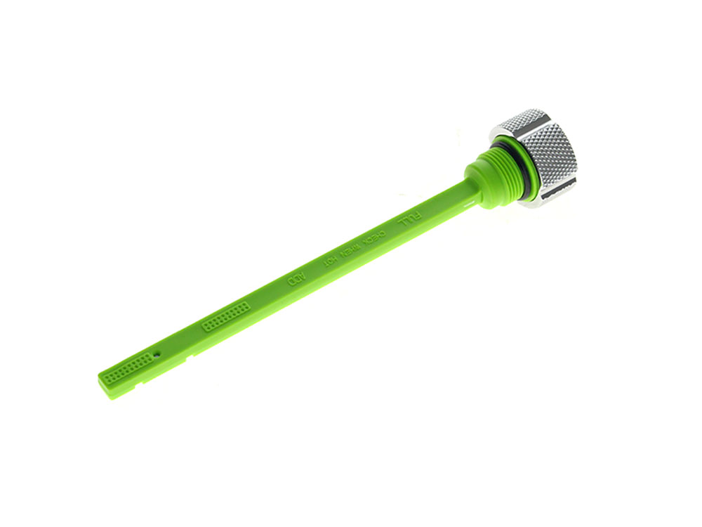 Figurati Designs Magnetic Engine Oil dipstick – Silver. Fits Indian Big Twin 2014 to 2017 Thunderstroke Engines