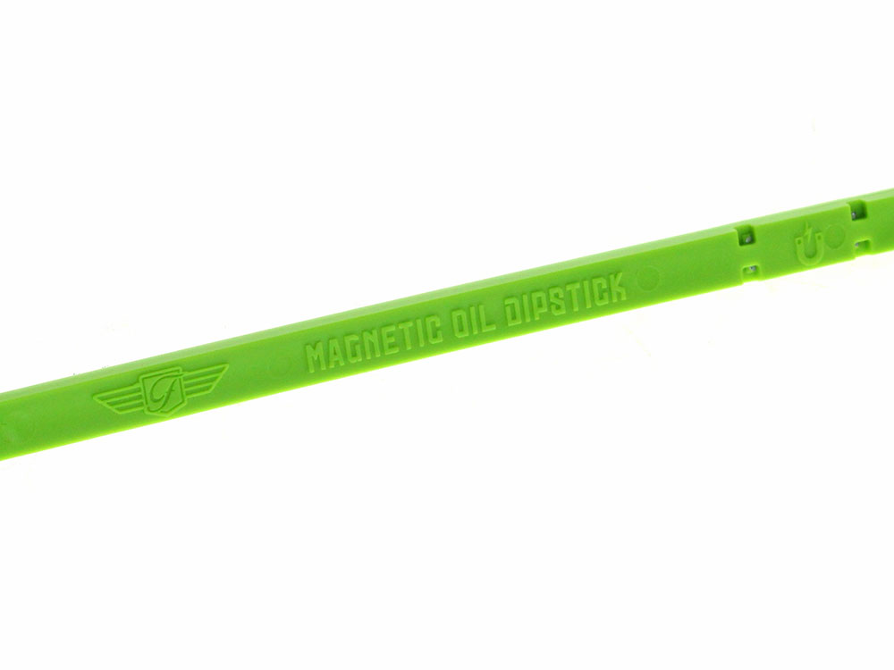 Figurati Designs Magnetic Engine Oil Dipstick – Silver. Fits Indian Big Twin 2014up 111ci & 116ci Thunderstroke Engines