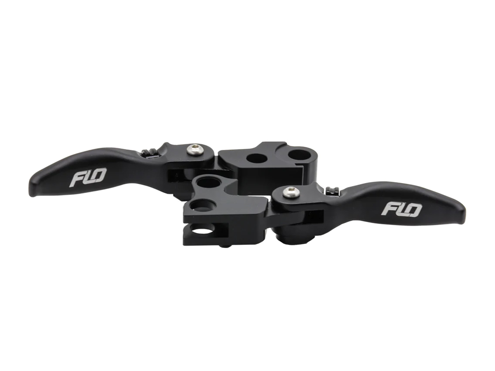Flo Motorsports Short MX Levers – Black. Fits Touring Most 2021-2024 with Cable Clutch