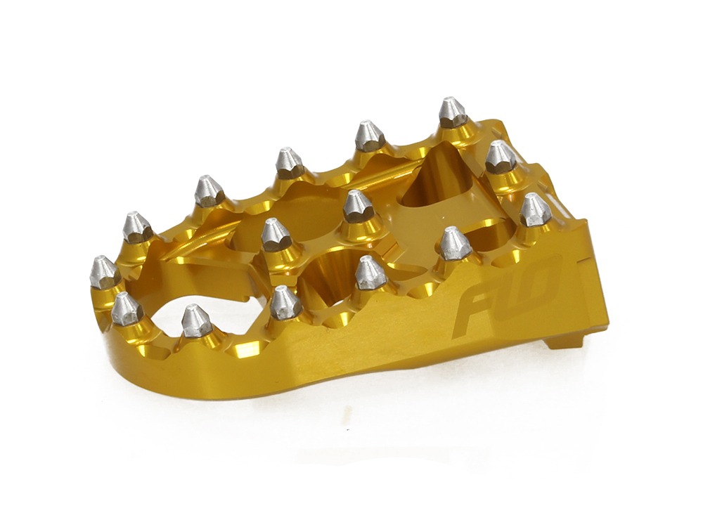 Flo Motorsports Brake & Shiftpeg – Gold. Fits Touring Only With Flo Brake/Shift Arms.