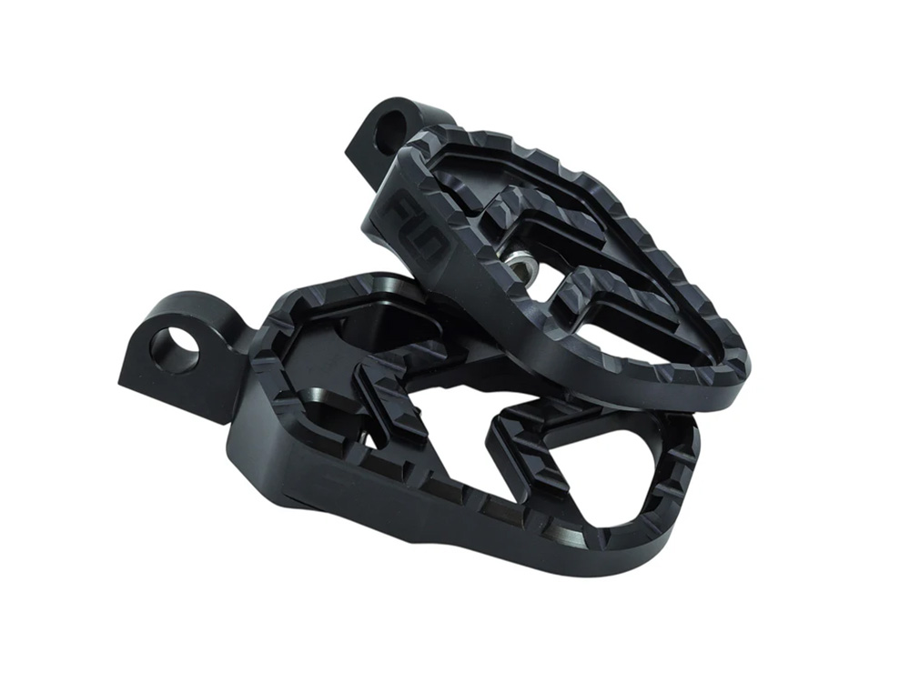 Footpegs; Savage, Blk, HD Clevis