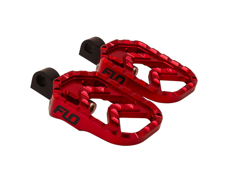 Footpegs; Savage, Red, HD Clevis
