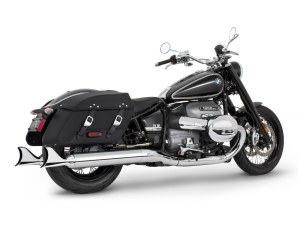 FREEDOM PERFORMANCE EXHAUST 4in. Two-Step Slip-On Mufflers – Chrome with Sharktail Tips. Fits BMW R-18 Classic 2021up. FREEDOM PERFORMANCE EXHAUST 4in. Two-Step Slip-On Mufflers – Chrome with Sharktail Tips. Fits BMW R-18 Classic 2021up.