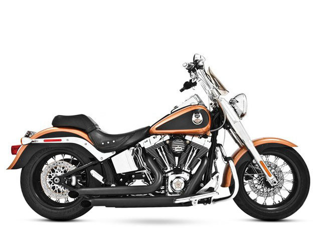 FREEDOM PERFORMANCE EXHAUST Declaration Turnouts Exhaust – Black. Fits Softail 1986-2017.