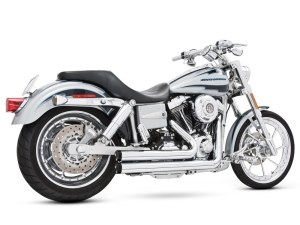 FREEDOM PERFORMANCE EXHAUST Independence Shorty Exhaust – Chrome with Black End Caps. Fits Dyna 1991-2005. FREEDOM PERFORMANCE EXHAUST Independence Shorty Exhaust – Chrome with Black End Caps. Fits Dyna 1991-2005.