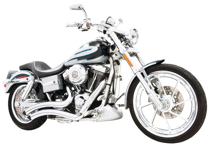 FREEDOM PERFORMANCE EXHAUST Sharp Curve Radius Exhaust – Chrome. Fits Dyna 1991-2005.