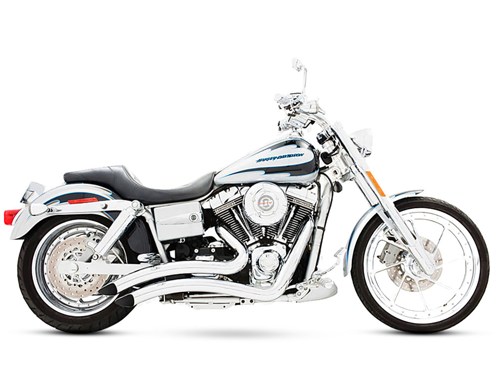 FREEDOM PERFORMANCE EXHAUST Sharp Curve Radius Exhaust – Chrome. Fits Dyna 1991-2005.