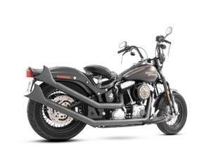 FREEDOM PERFORMANCE EXHAUST Upswept Exhaust – Black with Black Sharktail End Caps. Fits Softail 1986-2017 FREEDOM PERFORMANCE EXHAUST Upswept Exhaust – Black with Black Sharktail End Caps. Fits Softail 1986-2017