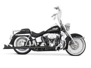 FREEDOM PERFORMANCE EXHAUST 36in. True Dual SharkTail Exhaust – Black. Fits Softail 2007-2017. FREEDOM PERFORMANCE EXHAUST 36in. True Dual SharkTail Exhaust – Black. Fits Softail 2007-2017.
