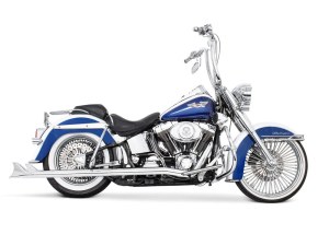 FREEDOM PERFORMANCE EXHAUST 36in. True Dual SharkTail Exhaust – Chrome. Fits Softail 1997-2006. FREEDOM PERFORMANCE EXHAUST 36in. True Dual SharkTail Exhaust – Chrome. Fits Softail 1997-2006.