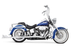 FREEDOM PERFORMANCE EXHAUST 39in. True Dual SharkTail Exhaust – Chrome. Fits Softail 2007-2017. FREEDOM PERFORMANCE EXHAUST 39in. True Dual SharkTail Exhaust – Chrome. Fits Softail 2007-2017.