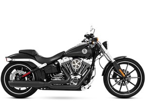 FREEDOM PERFORMANCE EXHAUST Union 2-into-1 Exhaust – Black with Black End Caps. Fits Softail Breakout 2013-2017 & Rocker 2008-2011. FREEDOM PERFORMANCE EXHAUST Union 2-into-1 Exhaust – Black with Black End Caps. Fits Softail Breakout 2013-2017 & Rocker 2008-2011.