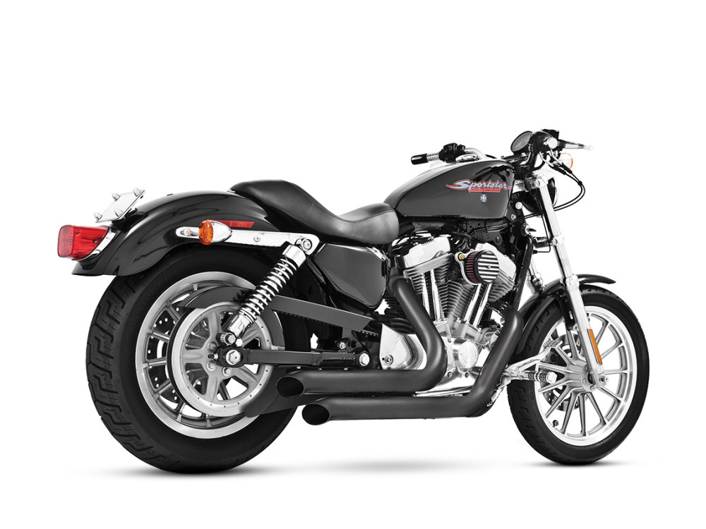 FREEDOM PERFORMANCE EXHAUST Declaration Turnouts Exhaust – Black. Fits Sportster 2004-2021