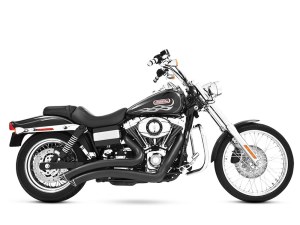 FREEDOM PERFORMANCE EXHAUST Sharp Curve Radius Exhaust – Black with Black End Caps. Fits Dyna 2006-2017. FREEDOM PERFORMANCE EXHAUST Sharp Curve Radius Exhaust – Black with Black End Caps. Fits Dyna 2006-2017.