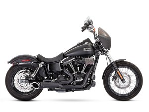 FREEDOM PERFORMANCE EXHAUST Turnout 2-into-1 Exhaust – Black with Black End Cap. Fits Dyna 2006-2017. FREEDOM PERFORMANCE EXHAUST Turnout 2-into-1 Exhaust – Black with Black End Cap. Fits Dyna 2006-2017.