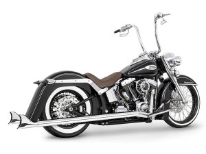 FREEDOM PERFORMANCE EXHAUST 39in. Replacement SharkTail Muffer Set – Chrome. Only Fits Softail 1997-2017 Running Freedom SharkTail Exhaust Systems. FREEDOM PERFORMANCE EXHAUST 39in. Replacement SharkTail Muffer Set – Chrome. Only Fits Softail 1997-2017 Running Freedom SharkTail Exhaust Systems.
