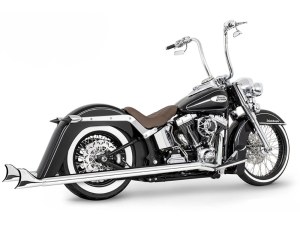 FREEDOM PERFORMANCE EXHAUST 42in. Replacement SharkTail Muffer Set – Chrome. Only Fits Softail 1997-2017 Running Freedom SharkTail Exhaust Systems. FREEDOM PERFORMANCE EXHAUST 42in. Replacement SharkTail Muffer Set – Chrome. Only Fits Softail 1997-2017 Running Freedom SharkTail Exhaust Systems.
