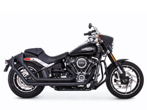 FREEDOM PERFORMANCE EXHAUST Upsweeps Exhaust – Black with Black Sharktail End Caps. Fits Softail 2018up. FREEDOM PERFORMANCE EXHAUST Upsweeps Exhaust – Black with Black Sharktail End Caps. Fits Softail 2018up.