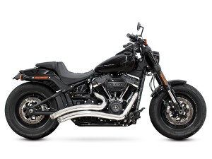 FREEDOM PERFORMANCE EXHAUST Sharp Curve Radius Exhaust – Chrome with Chrome End Caps. Fits Softail 2018up. FREEDOM PERFORMANCE EXHAUST Sharp Curve Radius Exhaust – Chrome with Chrome End Caps. Fits Softail 2018up.
