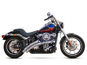 FREEDOM PERFORMANCE EXHAUST Radical Radius Exhaust – Chrome with Chrome End Caps. Fits Softail 2018up. FREEDOM PERFORMANCE EXHAUST Radical Radius Exhaust – Chrome with Chrome End Caps. Fits Softail 2018up.