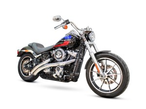 FREEDOM PERFORMANCE EXHAUST Radical Radius Exhaust – Chrome with Black End Caps. Fits Softail 2018up. FREEDOM PERFORMANCE EXHAUST Radical Radius Exhaust – Chrome with Black End Caps. Fits Softail 2018up.