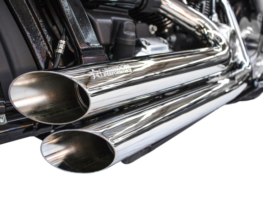 FREEDOM PERFORMANCE EXHAUST Amendment Exhaust – Chrome. Fits Softail 2018up.