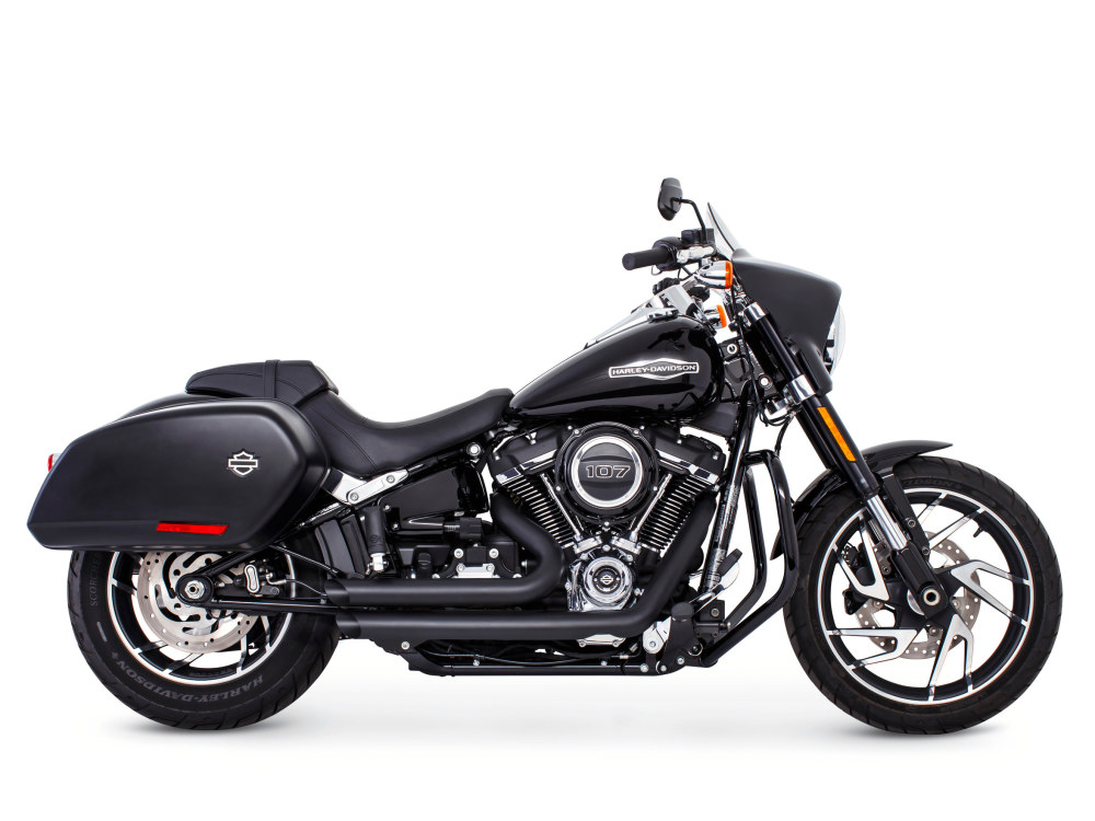 FREEDOM PERFORMANCE EXHAUST Amendment Exhaust – Black. Fits Softail 2018up.
