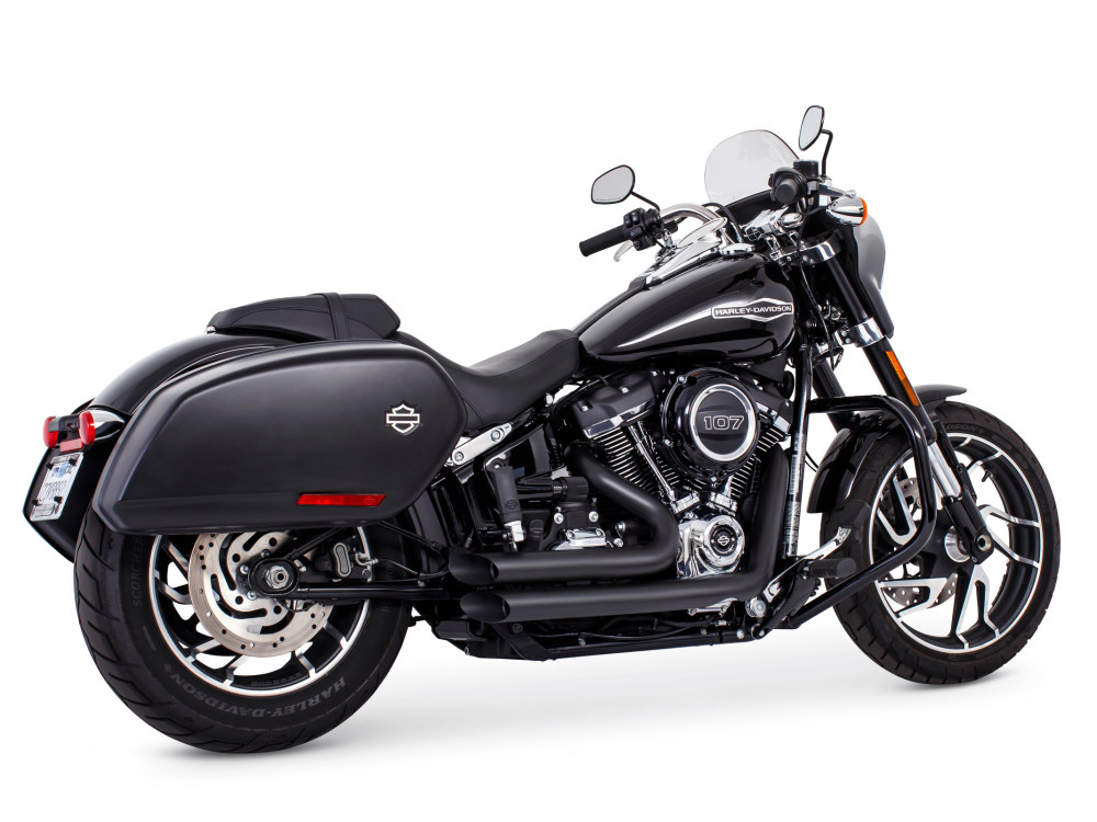 FREEDOM PERFORMANCE EXHAUST Amendment Exhaust – Black. Fits Softail 2018up.