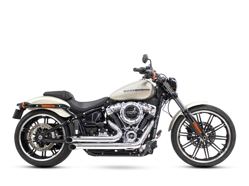 FREEDOM PERFORMANCE EXHAUST Declaration Turnouts Exhaust – Chrome. Fits Softail 2018up.