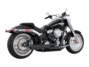 FREEDOM PERFORMANCE EXHAUST 2-into-1 Two Step Exhaust – Black with Black End Cap. Fits Softail Breakout & Fatboy 2018up with 240 Tyre. FREEDOM PERFORMANCE EXHAUST 2-into-1 Two Step Exhaust – Black with Black End Cap. Fits Softail Breakout & Fatboy 2018up with 240 Tyre.