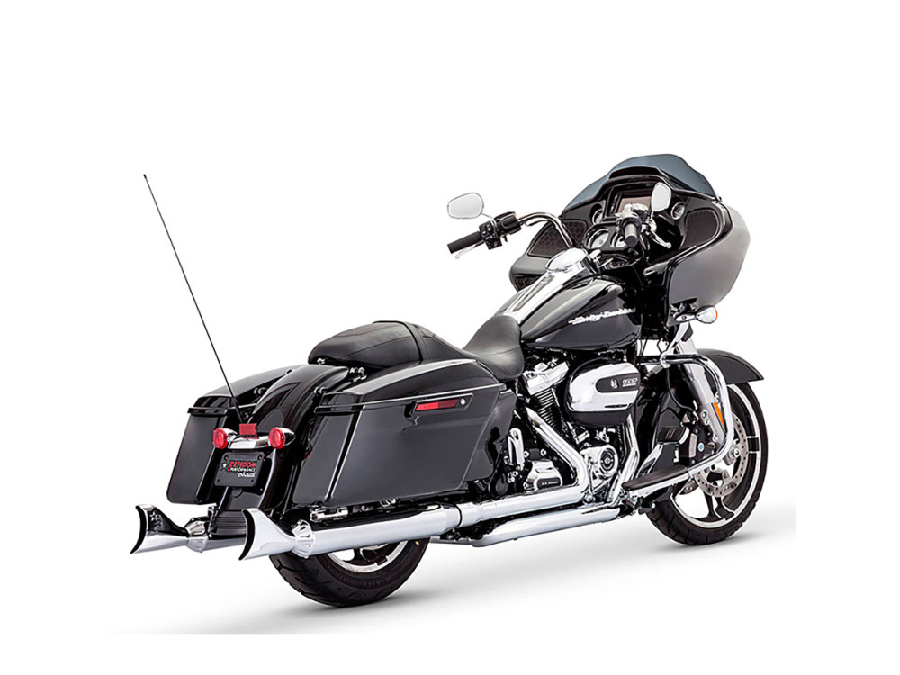 Mufflers; FLH%2717up Sharktail Chr