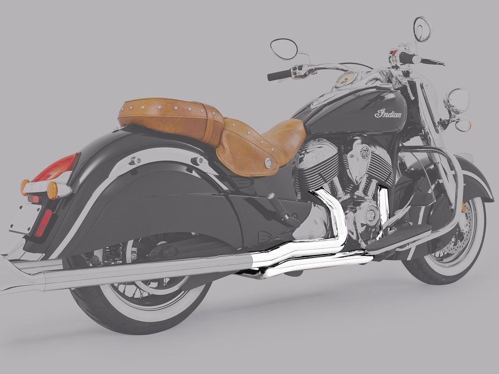 FREEDOM PERFORMANCE EXHAUST True Dual Headers – Chrome. Fits Indian Tourer 2014up.