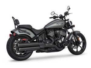 FREEDOM PERFORMANCE EXHAUST 3.25in. Slip-On Mufflers – Black with Black Signature End Caps. Fits Indian Cruiser 2022up FREEDOM PERFORMANCE EXHAUST 3.25in. Slip-On Mufflers – Black with Black Signature End Caps. Fits Indian Cruiser 2022up