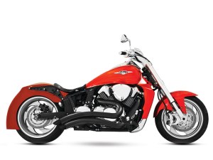 FREEDOM PERFORMANCE EXHAUST Sharp Curve Radius Exhaust with Black Finish. Fits Suzuki M109R 2006up. FREEDOM PERFORMANCE EXHAUST Sharp Curve Radius Exhaust with Black Finish. Fits Suzuki M109R 2006up.