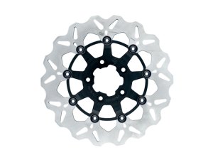 GBRAKES 12.6in. Front Wave Floating Disc Rotor – Contrast Cut. Fits Pan America 2021up with Spoke Wheel & CVO Touring 2023up GBRAKES 12.6in. Front Wave Floating Disc Rotor – Contrast Cut. Fits Pan America 2021up with Spoke Wheel & CVO Touring 2023up