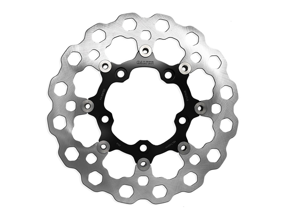 GBRAKES 11.8in. Rear Floating Cubiq Disc Rotor – Black. Fits V-Rod 2006-2017.