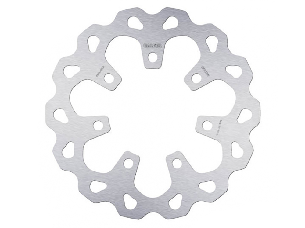 GBRAKES 11.8in. Front Wave Disc Rotor – Stainless Steel. Fits Touring 2014-2023 with HD Chisel or Slicer Wheel.